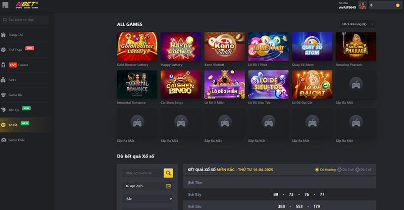 lô đề online nbet nơi giải trí đỉnh cao
